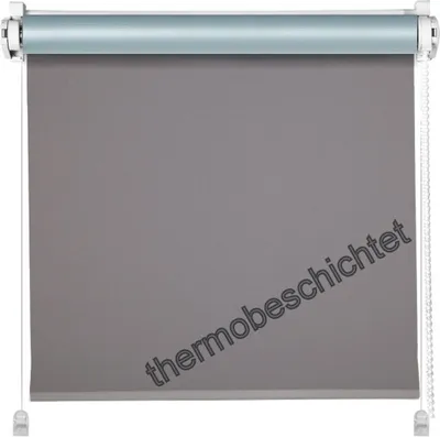 A roller blind is shown against a white background.