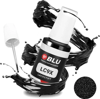 Produktbild von BLU Auto Lackstift Schwarz kompatibel für Volkswagen LC9X Deepblack | Auto Lack Reparatur Ausbesserungslack