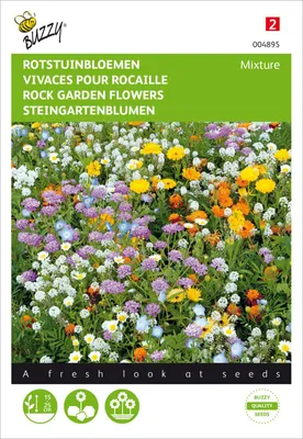 Produktbild von Steingartenblumen Mischung | Blumensamenmischung von Buzzy Seeds