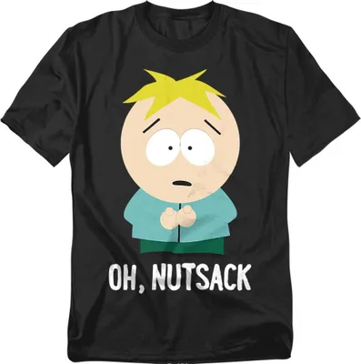 Image de South Park - "Oh Nutsack" T-shirt unie homme/femme TV20697 (M) (Noir)