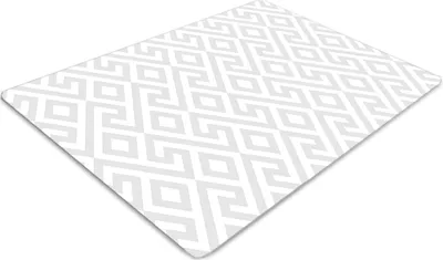 Produktbild von Stuhlunterlage Bürostuhlunterlage 120 cm x 90 cm Bodenmatte Bürostuhlunterlage - Griechische Verzierung
