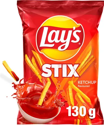 Obrázok produktu pre Chrupki ziemniaczane Lay's Stix o smaku Ketchup 130 g