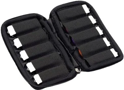 Immagine prodotto di Organizer USB - 10 scomparti - Grande capienza - con adesivi - custodia protettiva portatile