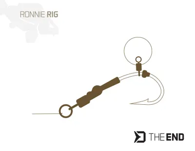 Imagen del producto de Delphin TheEND Ronnie Rig Montage / 4 unidades, tamaño #8