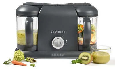 Immagine prodotto di Robot da cucina per neonati - 2200 ml - 4 in 1 - Grigio scuro - Per la pappa e lo svezzamento