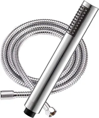 Image de Robinetterie flexible 175 cm en acier inoxydable, haute pression, économe en eau