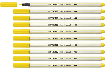 Produktbild von STABILO Premium-Filzstift mit Pinselspitze für variable Strichstärken - Pen 68 brush -…