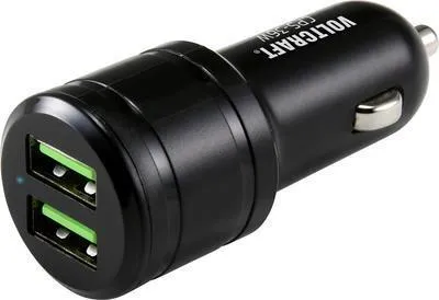 Produktbild von VOLTCRAFT CPS-36W USB Ladegerät 36 W 2x USB-A Schwarz KFZ