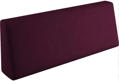 Produktbild von sunnypillow Palettenkissen mit abnehmbarem Bezug Rückenkissen 120x40x20/10cm Violett