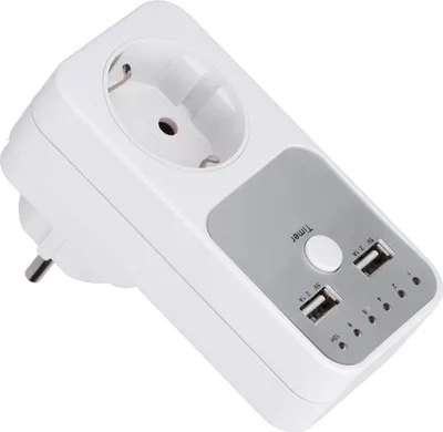 Image de Prise USB intelligente pour compte à rebours numérique pour chargeurs d'ordinateurs et de téléphones portables