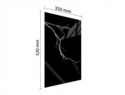 Produktbild von Glasschneidebrett 35x52 Storm