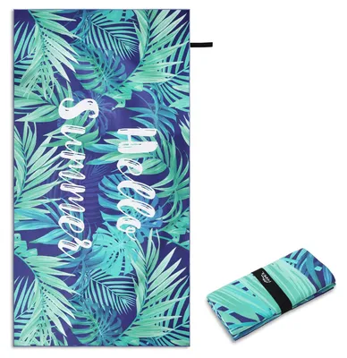 Produktbild von Pameil Strandhandtuch XXL Mikrofaser Badetuch 200x100cm,Mikrofaser Strandtuch Kompakt und Sandfest, Leicht und Schnelltrocknend Reisehandtuch für den Strand,Gym, Travel,Sauna, C04-042-03