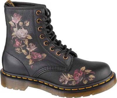 Produktbild von Dr. Martens 1460 Decayed Roses DM32070001, Bovver Stiefel, Damen, Schwarz