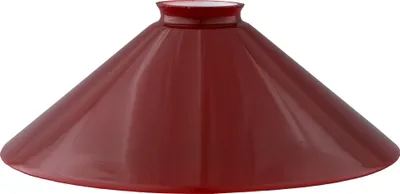 Produktbild von Schusterglas Rot Ø 250mm Lampenglas mit Kragen Leuchtenglas Ersatzglas E27