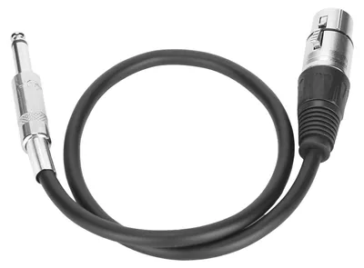 Immagine prodotto di Cavo audio da jack XLR da 6,35 mm a TRS, connessione bilanciata per mixer microfonico XLR 0,5 m / 1,6 piedi