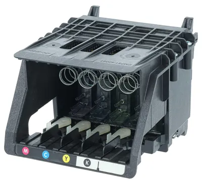 Produktbild von vhbw Druckkopf kompatibel mit HP Officejet Pro 8600 Series, 8615 e-All-in-One, 8610 e-All-in-One Drucker - B/C/M/Y 9,1 cm breit
