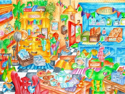 Produktbild von SunsOut Puzzle XXL Teile - bunte Legespiel 300 Teile