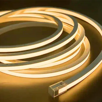 Produktbild von LED-Streifen, 50 Meter, 24V DC, Silikon, IP65, Warmweiß, 2300K - 3500K