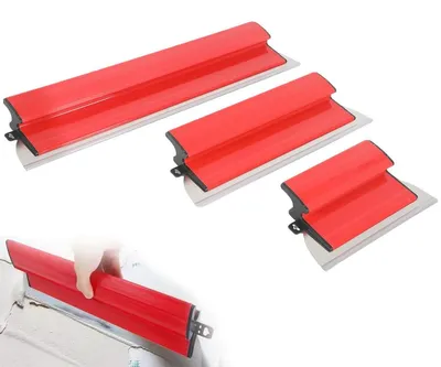 Produktbild von Spachtelset Spachtel Malerspachtel - Edelstahl - 25 cm, 40 cm, 60 cm - 3 Stück - Für Wände und Decken