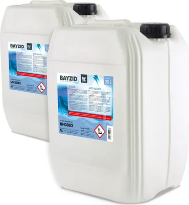 Produktbild von 2x20 L BAYZID® Algizid Poolpflegemittel gegen Algen für einen sauberen Pool