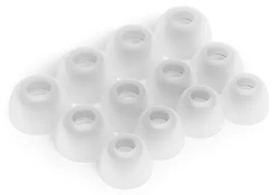 Image de 12 x Écouteurs en Silicone Embouts d'oreilles pour JBL Wave 200 TWS Casque Écouteurs en Blanc