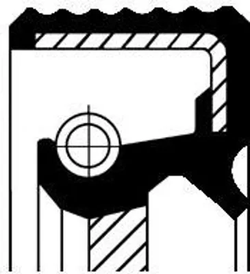 Produktbild von CORTECO Wellendichtring Schaltgetriebe 01025576B