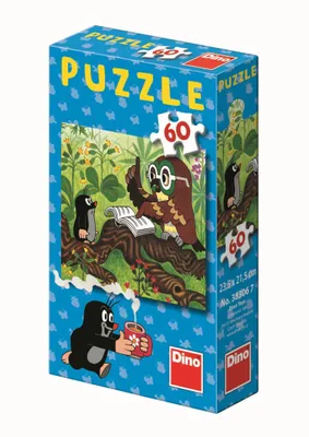 Obrázek produktu pro DINO Puzzle Krtek a housenka 60 dílků