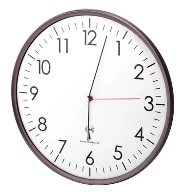 Produktbild von Analoge Funk-Wanduhr Funchal 330 mm TFA 60.3516.10, anthrazit