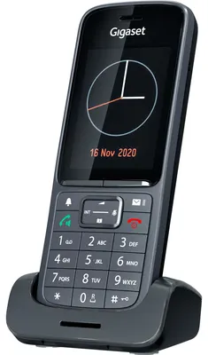 Obrázok produktu pre Gigaset SL800H PRO, Analógový / DECT telefón, Bezdrôtový handset, Hlasitý odposluch, 500 položky, ID volajúceho, Antracit