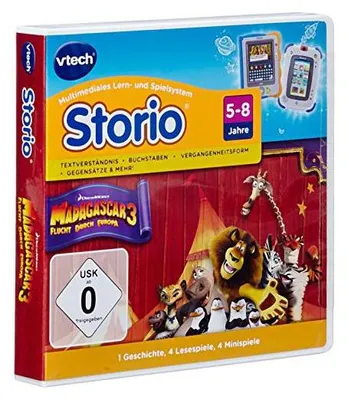 Produktbild von Vtech 80-282204 - Lernspiel Madagascar 3 (Storio, Storio 2, Storio 3S)