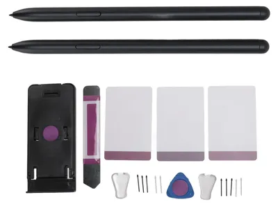 Imagen del producto de Bolígrafo de repuesto para Galaxy Tab S9, S9+, S9 Ultra, FE. 4096 niveles de sensibilidad a la presión. Tablet con conexión magnética. Color: