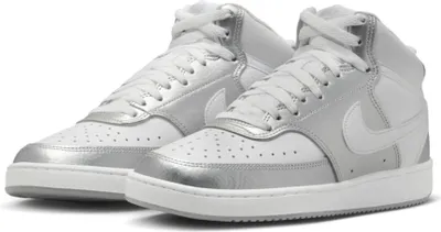 Produktbild von Nike Sneaker 'Court Vision Mid WNTR' White/Metallic Silver, Neutral EU:38 EU