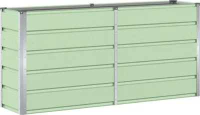 Produktbild von vidaXL Pflanzkübel Grün 160 x 40 x 75 cm Stahl