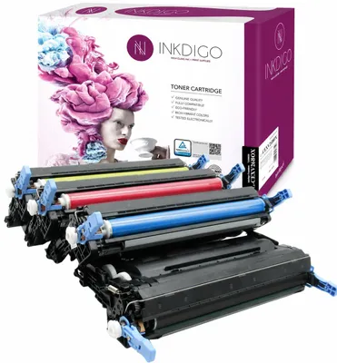 Produktbild von Inkdigo Tonerset CEXV26 für Canon Imagerunner C1021I, C1021IF, C1022, C1022I – CMYK,, KI-generiertes Bild