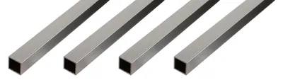 Obrázek produktu pro Alberts, profilový systém BA, hranatý profil, hliník, přírodní povrch, rozměry 15 x 15 x 1 mm, délka 1 metr