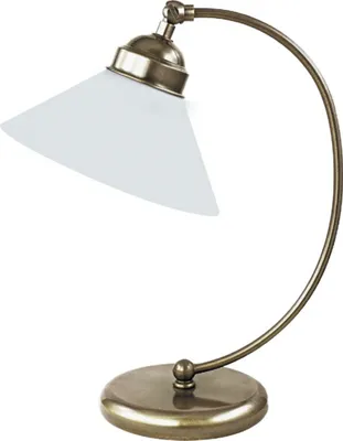 Produktbild von Rabalux 2702 Tischleuchte Marian, E27, bronze-silber-weiß, rund, Klassisch, ø215mm
