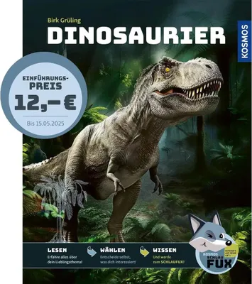 Obrázok produktu pre Kosmos SchlauFUX - Dinosaury: Krátke, vzrušujúce texty vzbudzujú zvedavosť - sami sa rozhodnite, kam ďalej, sú zábavné a posilňujú čitateľské zručnosti a porozumenie textu - od 8 rokov.