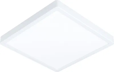 Produktbild von EGLO LED Deckenleuchte Fueva 5, 28,5 cm, Aufbauleuchte aus Stahl und einer Kunststoff Leuchtfläche, Deckenlampe in Weiß, LED Aufbaulampe warmweiß