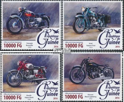 Produktbild von Briefmarken Guinea 2016 Mi 11691-11694 (kompl. Ausgabe) postfrisch Motorräder