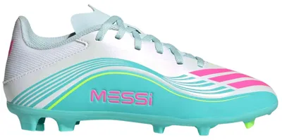 Zdjęcie produktu dla Korki Adidas F50 MESSI LEAGUE Firm Ground /Multi Ground Football Boots Kids "Cloud White / Lucid Pink / Flash Aqua" dla Dziecięce