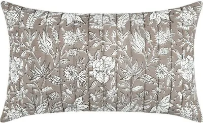 Produktbild von STOF | Sofakissen - Dekokissen - BIBURY - 30x50 cm - Beige mit Blumenmuster - Eleganter Komfort - Hochwertige Verarbeitung
