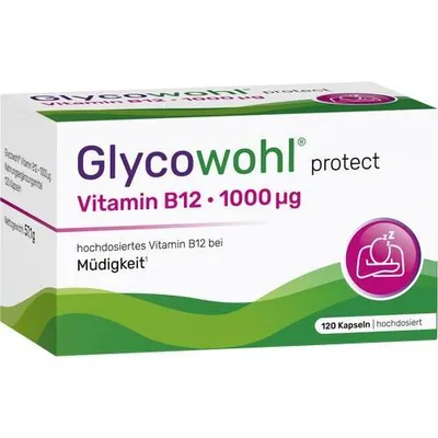 Zdjęcie produktu dla Glycowohl Witamina B12 1000 μg wysoka dawka wegańskie kaps. 120 kaps