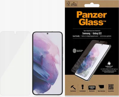 Produktbild von PanzerGlass Schutzglas Samsung Galaxy S22, Schwarz