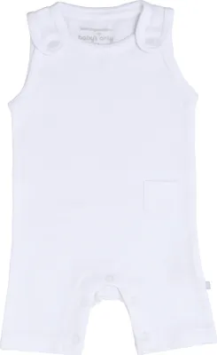 Produktbild von Baby's Only Latzhose Pure - Weiß - 68 - 100% Baumwolle