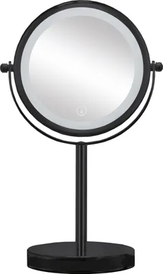 Produktbild von Kleine Wolke LED-Kosmetikspiegel BRIGHT MIRROR Schwarz