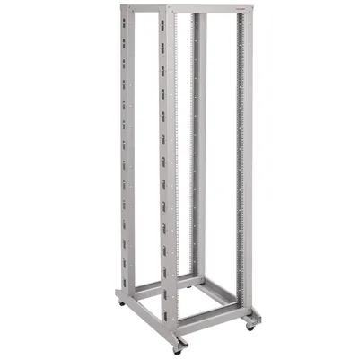 Obrázok produktu pre RackMatic – 19-palcová otvorená racková skriňa 42U, 600 x 1000 x 2000 mm, biela, Open2 MobiRack od RackMatic