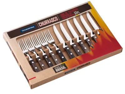 Zdjęcie produktu dla Zestaw sztućców do steków 12szt Churrasco