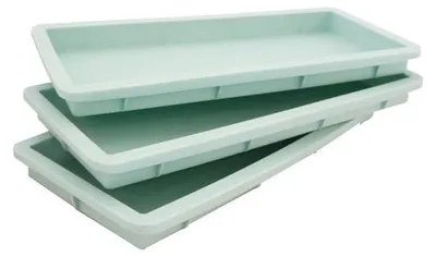 Produktbild von 3 rechteckige kuchenformen, hellgrün Scrapcooking 2976