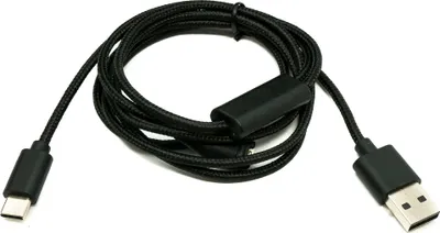 Obrázok produktu pre SYSTEM-S USB 2.0 kábel 120 cm Y nabíjací kábel pre smartfón Garmin Bounce v čiernej farbe