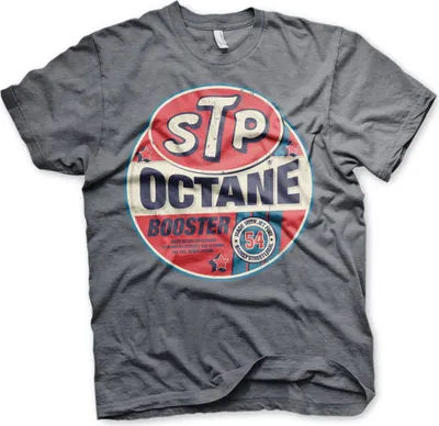Produktbild von STP Octane Booster T-Shirt - Large - Dark-Heather